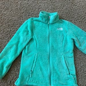 North Face, plush girls jacket